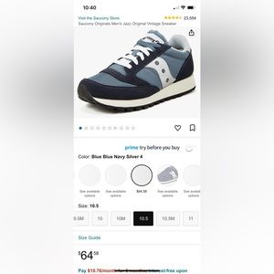 Saucony Jazz Original Vintage Sneakers Men’s